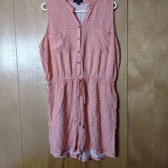 Kelly Renee Women's Large Sleeveless  Romper Rayon Drawstring Waist Casual - Picture 1 of 6